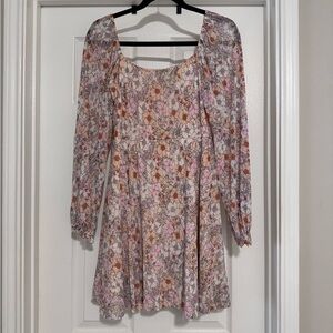 Floral Long Sleeve Dress